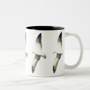 Helaines hochfliegende Seemöwe Zweifarbige Tasse