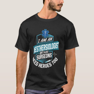 Held Anästhesist Stolz CRNA Anästhesie Arzt T-Shirt