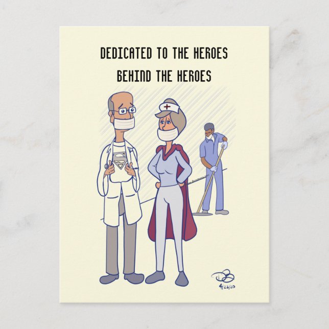 Held Gelbe Postkarte (Vorderseite)