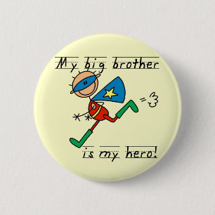 Held großer Bruder T-Shirts und Geschenke Button