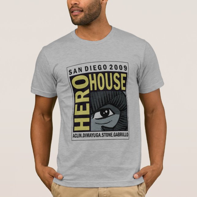 Held-Haus SDCC T-Shirt (Vorderseite)