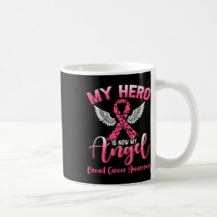 Held ist jetzt mein Engel Brustkrebs Rosa Band Gew Kaffeetasse