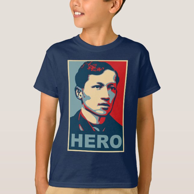 Held Jose Rizal T-Shirt (Vorderseite)