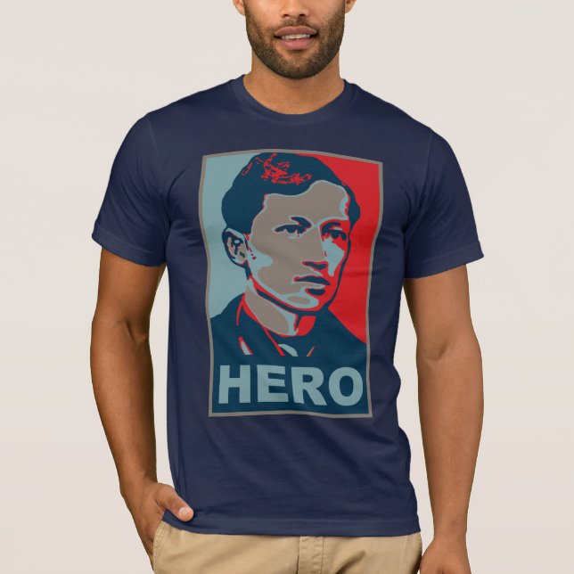 Held Jose Rizal T-Shirt (Vorderseite)