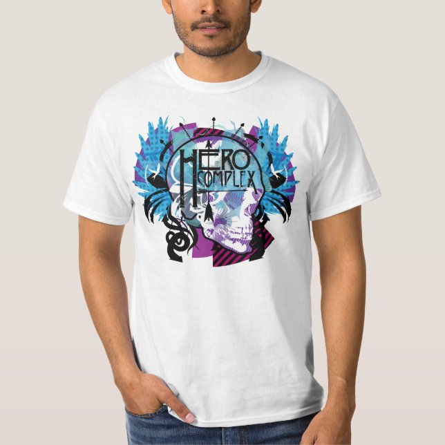 Held-komplexer vektorillustrations-T - Shirt (Vorderseite)