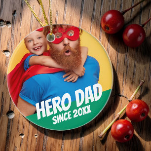 Held Papa seit 20XX Modern Cool Einfach Keramik Ornament