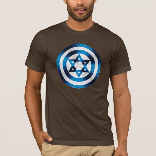 Held-Schild Kapitän-Israel T-Shirt (Vorderseite)