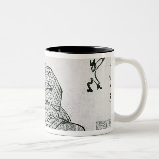 Held von einem Monogatari Zweifarbige Tasse (Rechts)