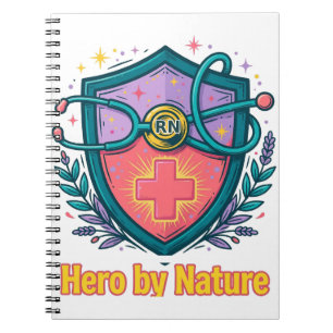 Held von Natur aus RN Notizbuch Notizblock