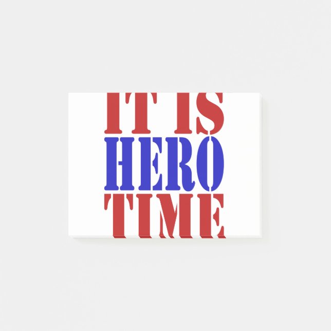 Held-Zeit Post-it Klebezettel (Vorderseite)