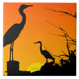 Helden bei Sunset Tile Fliese