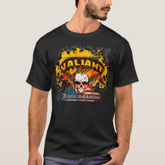 Helden- Burnout-Fahnen-Schädel - n Flagge T-Shirt