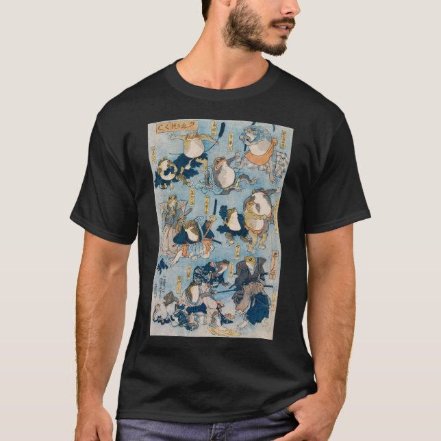 Helden der Kabuki von Fröschen T-Shirt (Vorderseite)