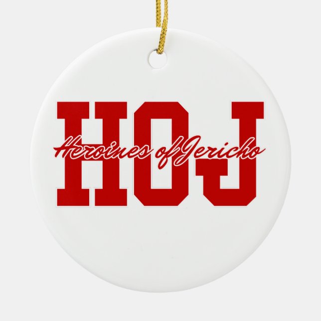 Helden der Keramik Jericho (HOJ) Keramik Ornament (Vorne)