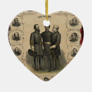 Helden des Bürgerkriegs Keramik Ornament