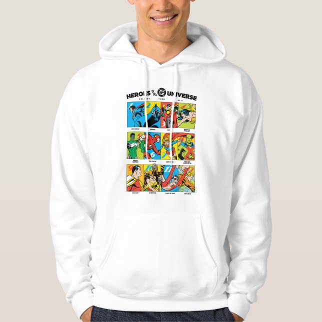 Helden des DC™ Universums Hoodie (Vorderseite)