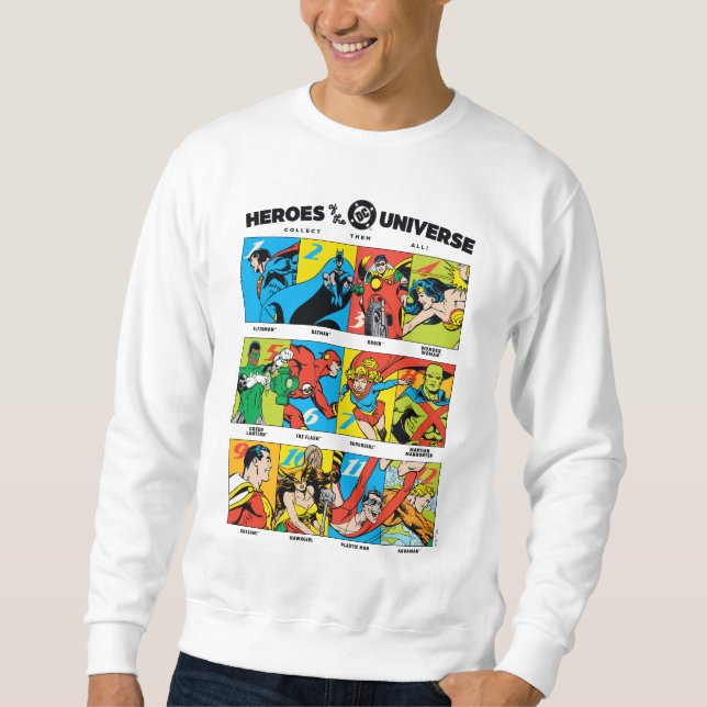 Helden des DC™ Universums Sweatshirt (Vorderseite)