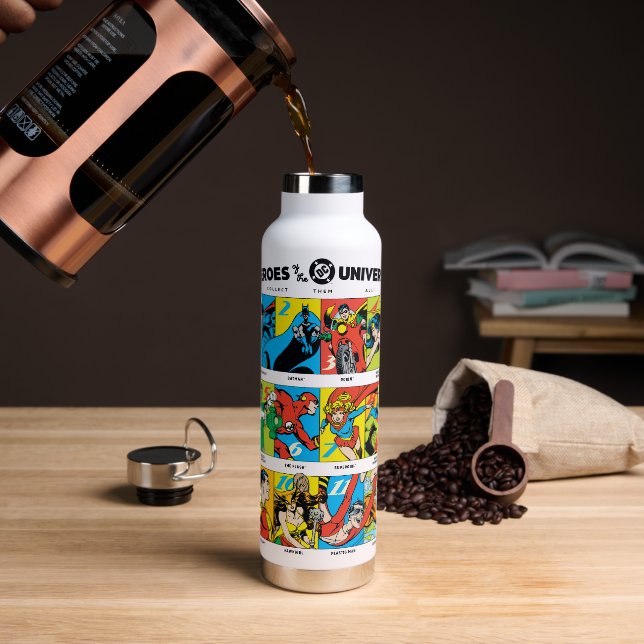 Helden des DC™ Universums Trinkflasche (Kaffee)