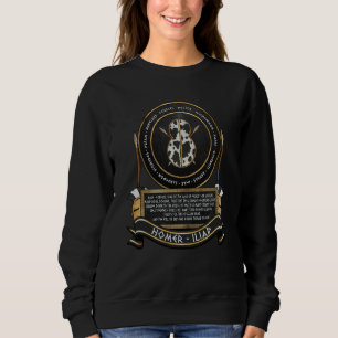Helden des Trojanischen Krieges von Troja Bronzeze Sweatshirt