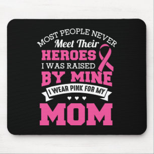 Helden, die ich für meine Mama pink trage - Brustk Mousepad