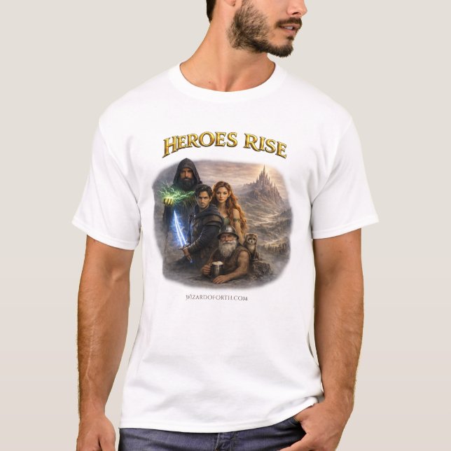 HELDEN ERHEBEN SICH T-Shirt (Vorderseite)
