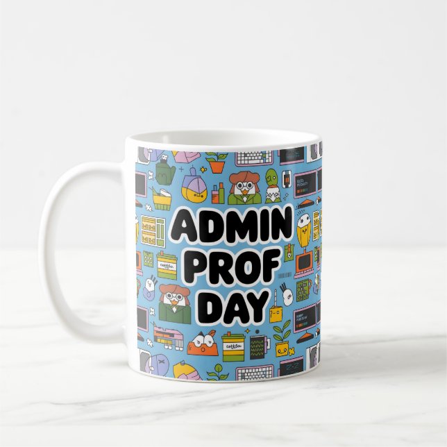 Helden hinter dem Schreibtisch Kaffeetasse (Links)
