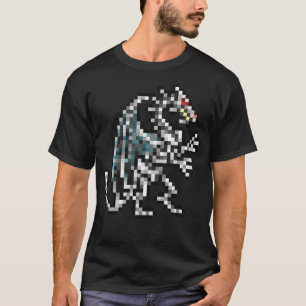 Helden von Might and Magic Drache Retro Pixel DOS  T-Shirt