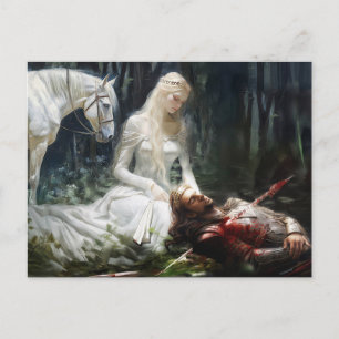 Heldendichtung vom Nibelungenschatz. Siegfried wur Postkarte