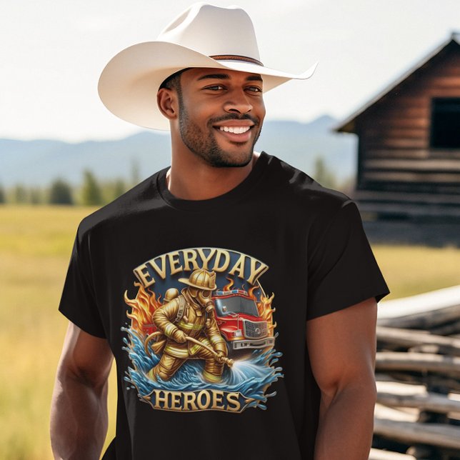 Heldenfeuerbekämpfer-Schlachten Blaze T-Shirt (Von Creator hochgeladen)