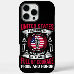 Heldengeist eines Feuerwehrmanns iPhone 16 Pro Max Hülle