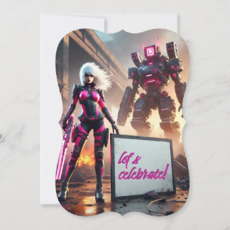 Heldenroboter Einladung