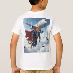 Heldensame Katze rettet Flugzeug - Episches Flugti T-Shirt