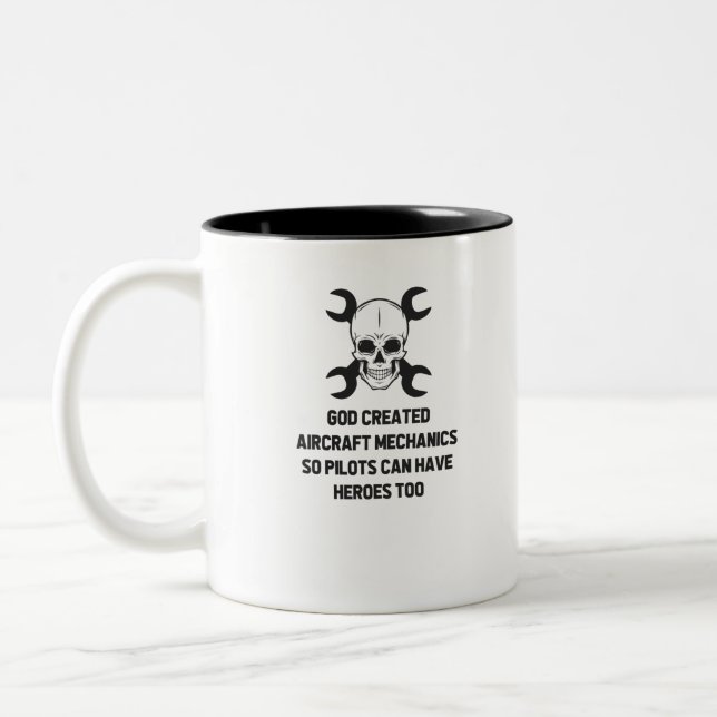 Heldentechnik Zweifarbige Tasse (Links)