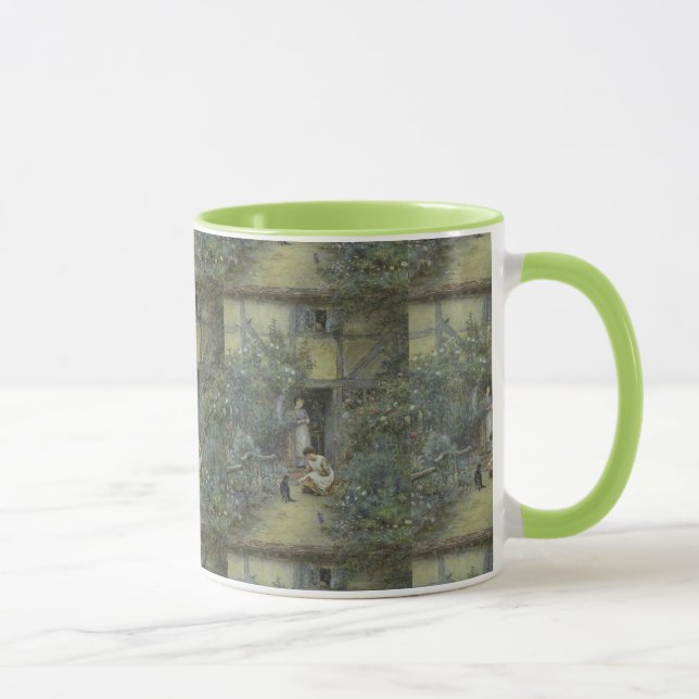 Helen Allingham Vintag den Saucer von Milch Tasse (Rechts)