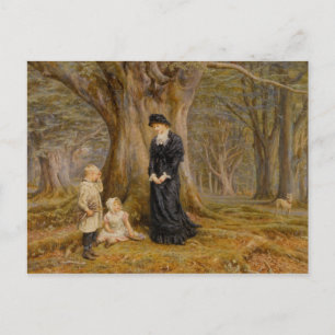 Helen Allingham Vintag The Lady of the Manor Postkarte