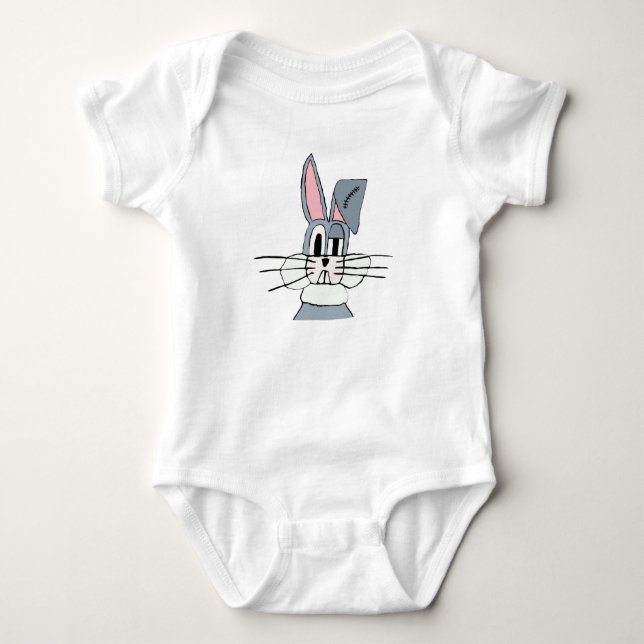 Helen Bunny Baby One-sie Baby Bodysuit Strampler (Vorderseite)