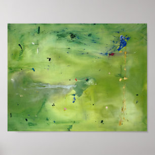 Helen Frankenthaler - Ein grüner Gedanke in einem Poster