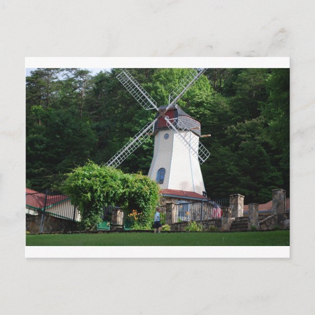 Helen, GA Windmill Postkarte (Vorderseite)