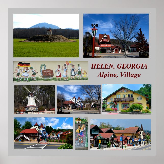 Helen, Georgia Alpendorf Poster (Vorne)