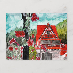 Helen Georgia Deutsche Berge Altstadt Kunst Postkarte