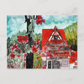 Helen Georgia Deutsche Berge Altstadt Kunst Postkarte