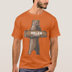 Helen Georgia GA Growling Bear Vacation Souvenir P T-Shirt