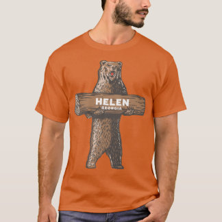 Helen Georgia GA Growling Bear Vacation Souvenir P T-Shirt