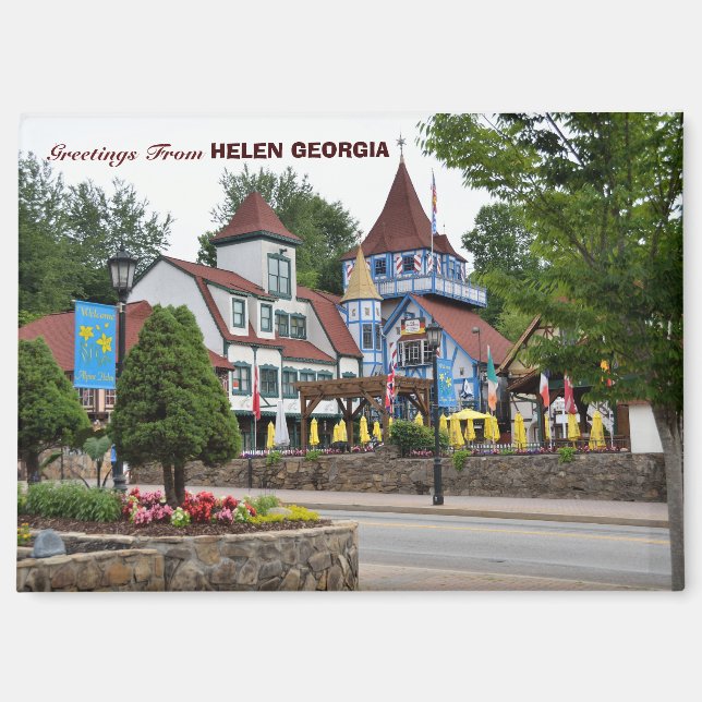 Helen, Georgia Holiday Magnet (Vorderseite)