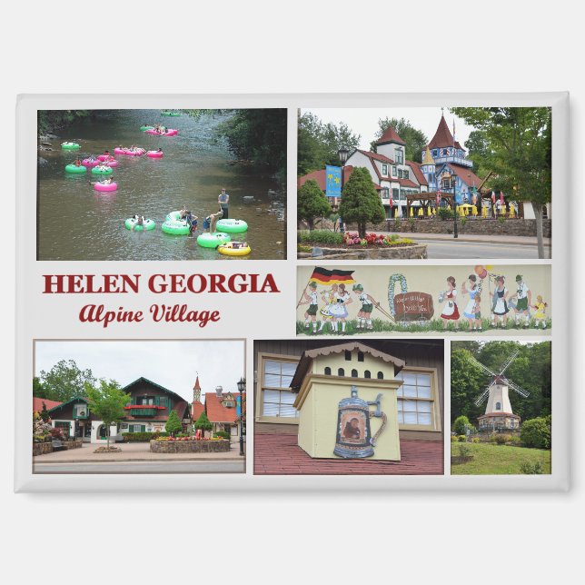 Helen, Georgia Magnet (Vorderseite)