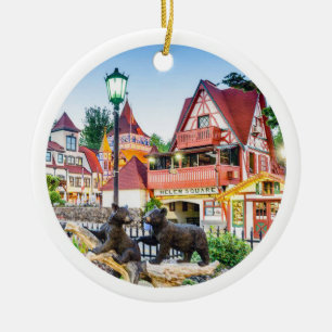 Helen, Helen Georgia, Helen Ornament, Weihnachten Keramik Ornament