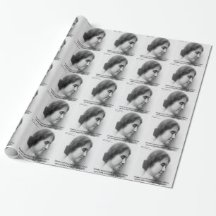 Helen Keller & berühmtes Zitat von Taub/Blind Geschenkpapier