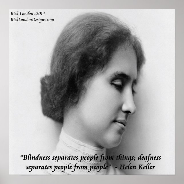 Helen Keller & Famous Blind/Deaf Poster (Vorne)