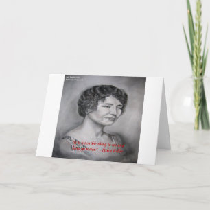 Helen Keller hat ein Weitblick-Angebot Karte