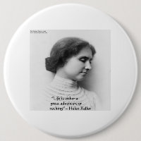 Helen Keller "Leben ist Abenteuer" Weisheit Zitat